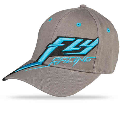Fly Racing Flexfit Cap Flyght Grey/Blue